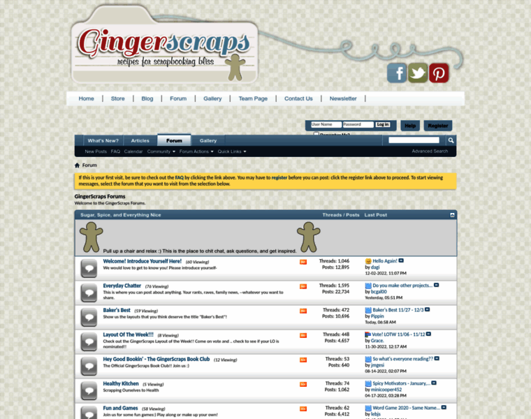Forums.gingerscraps.net thumbnail