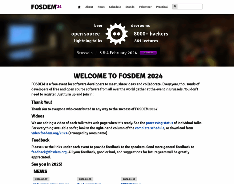 Fosdem.org thumbnail