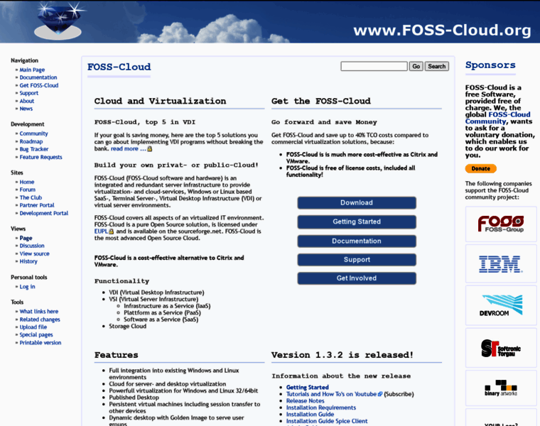 Foss-cloud.org thumbnail
