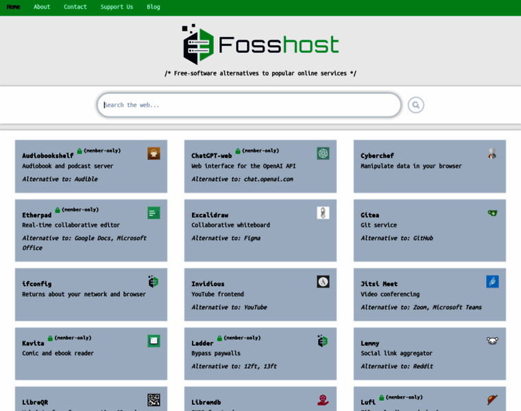 Fosshost.com thumbnail