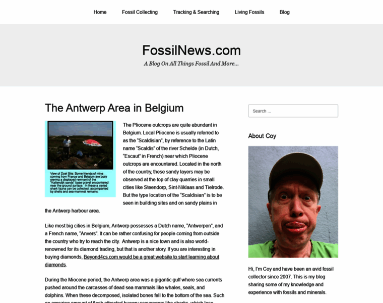 Fossilnews.com thumbnail