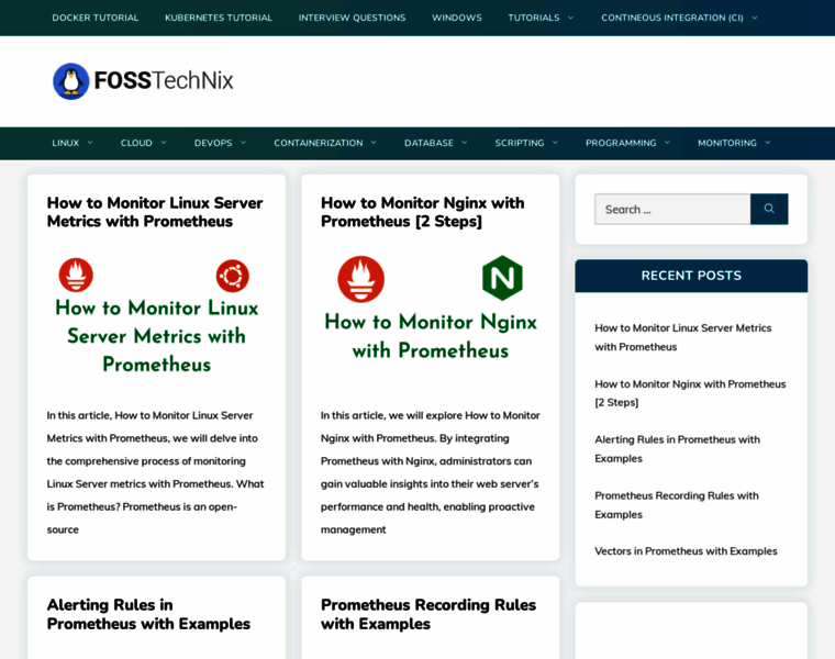 Fosstechnix.com thumbnail