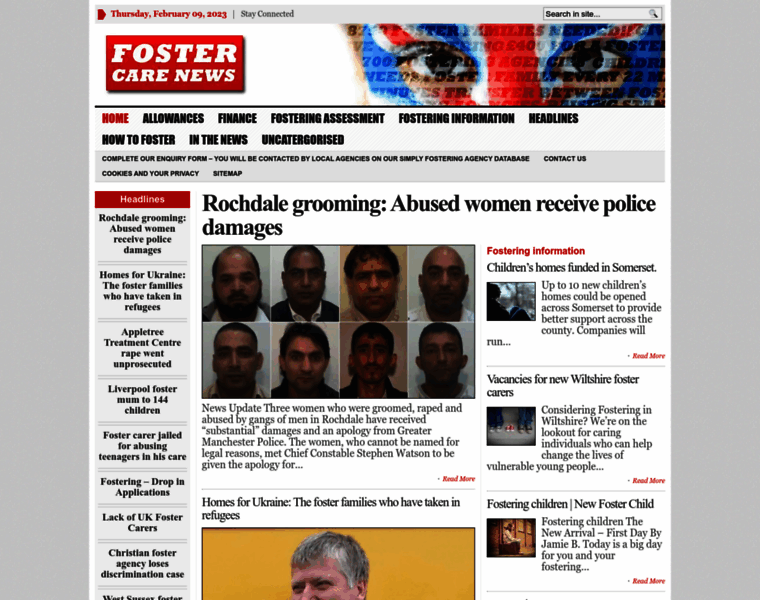 Fostercarenews.co.uk thumbnail