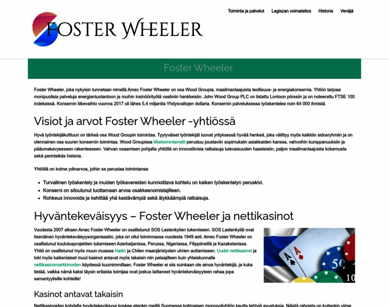 Fosterwheeler.fi thumbnail