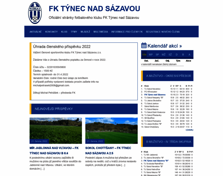 Fotbal-tynec.cz thumbnail