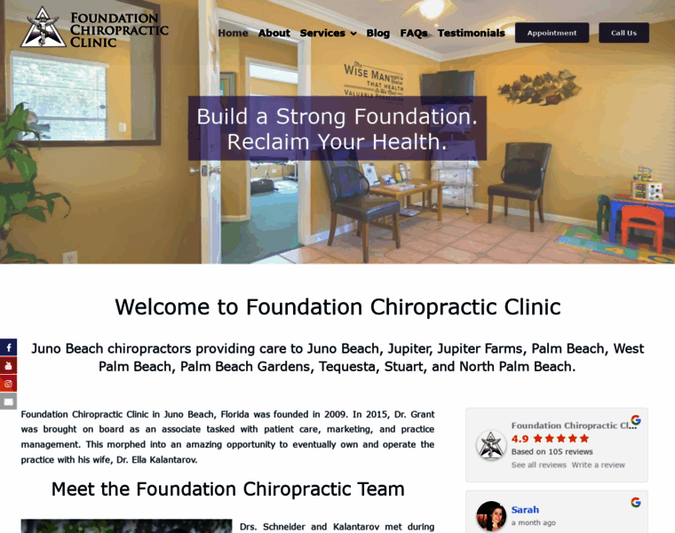 Foundationchiropracticclinic.com thumbnail