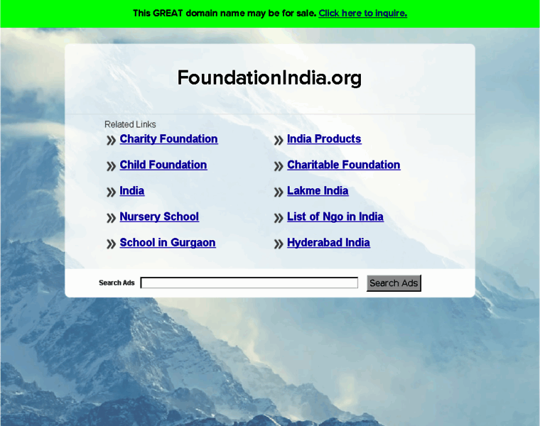 Foundationindia.org thumbnail