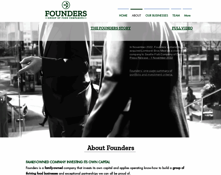 Foundersfoodgroup.com thumbnail