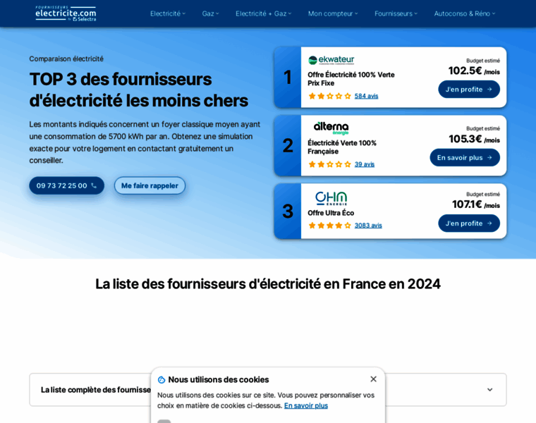 Fournisseurs-electricite.com thumbnail