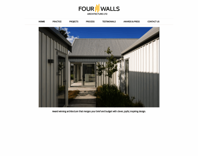 Fourwallsarchitecture.co.nz thumbnail