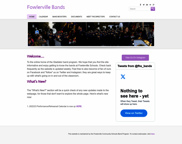 Fowlervillebands.com thumbnail