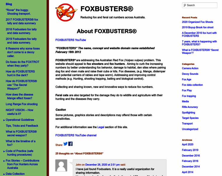 Foxbusters.com.au thumbnail