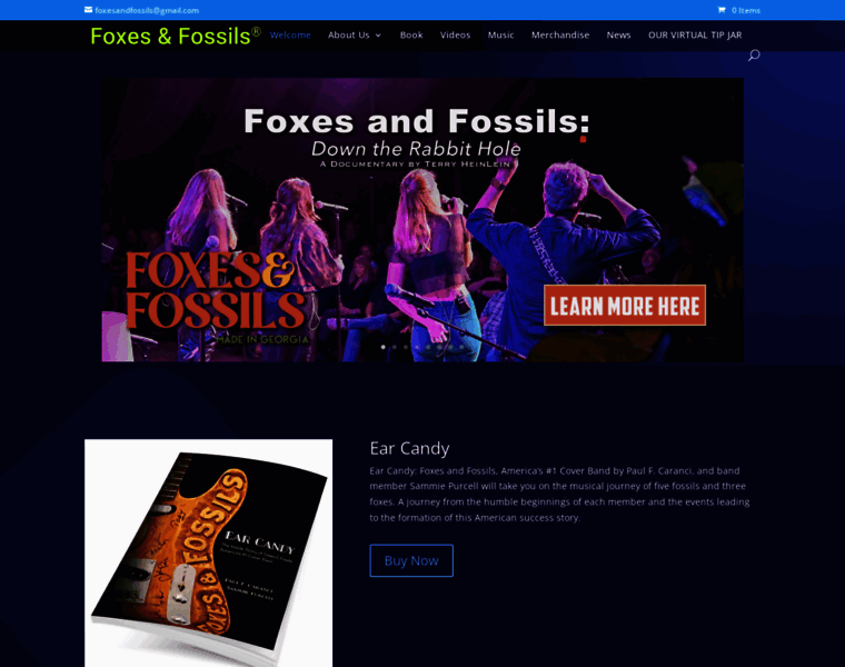 Foxesandfossils.com thumbnail