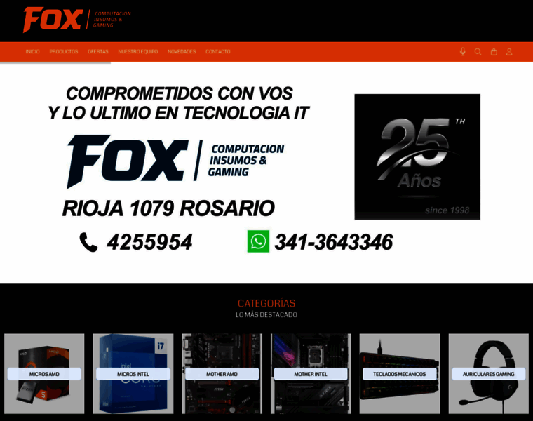Foxinsumospc.com.ar thumbnail