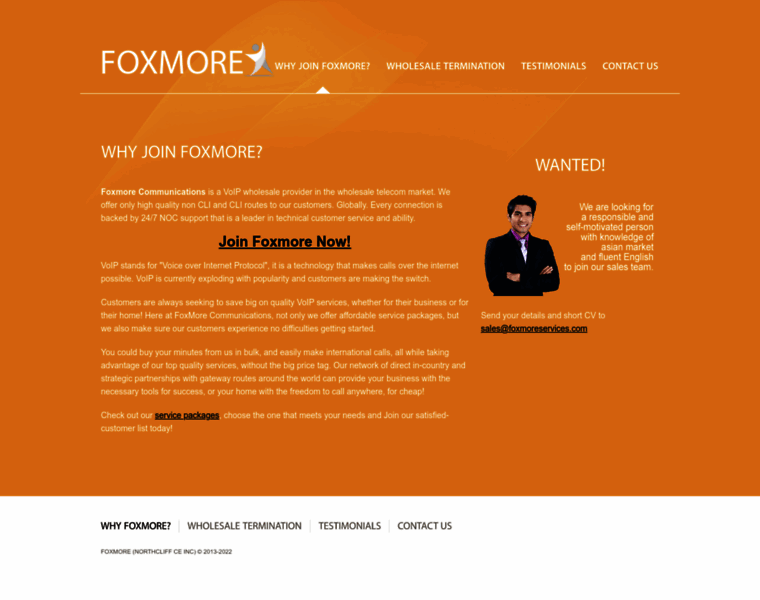 Foxmoreservices.com thumbnail
