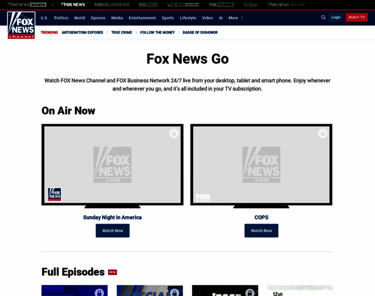Foxnewsgo.com thumbnail