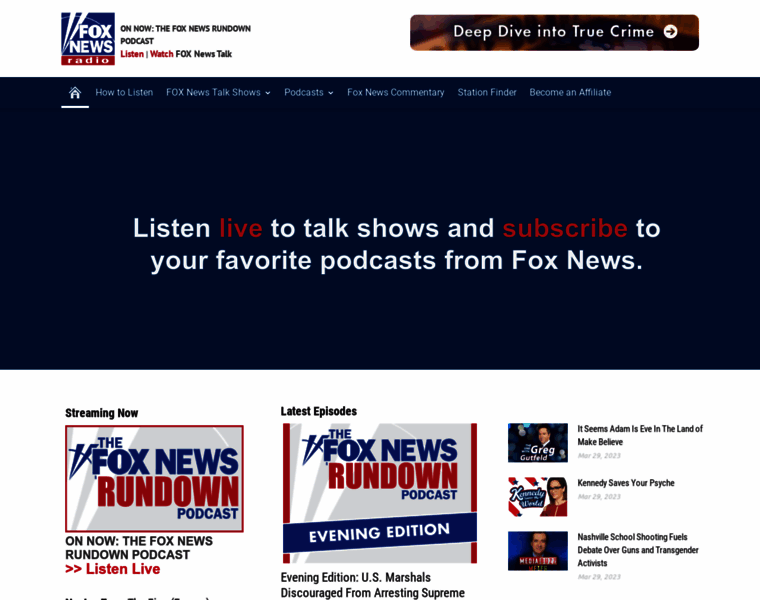 Foxnewsradio.com thumbnail