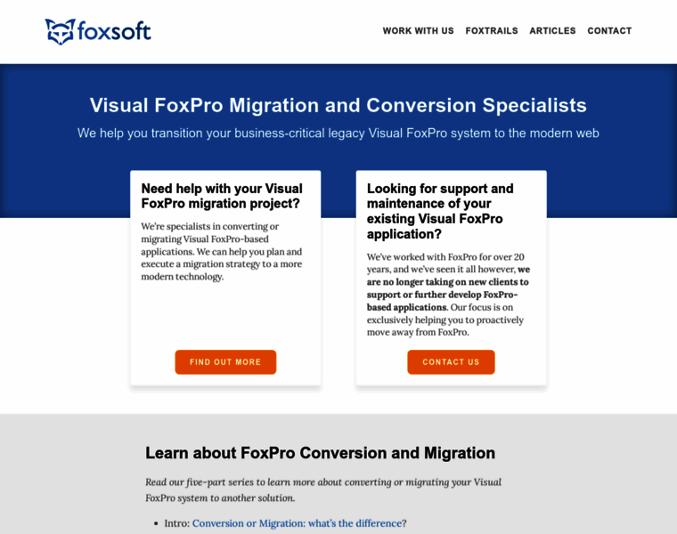 Foxpro.co.uk thumbnail