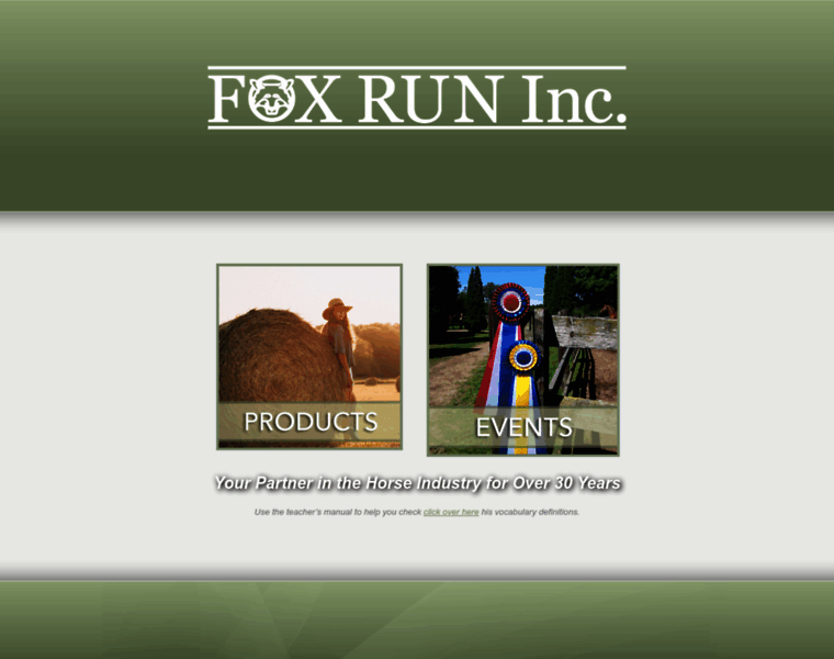Foxrunhorseproducts.com thumbnail