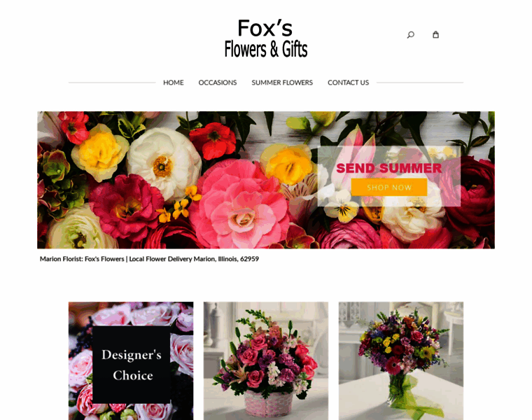 Foxsflowers.com thumbnail