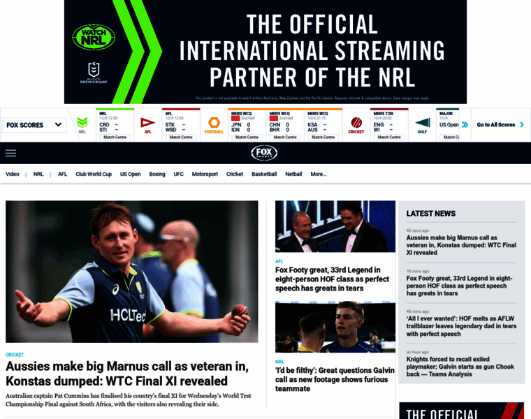 Foxsports.com.au thumbnail Foxsports.com.au thumbnail