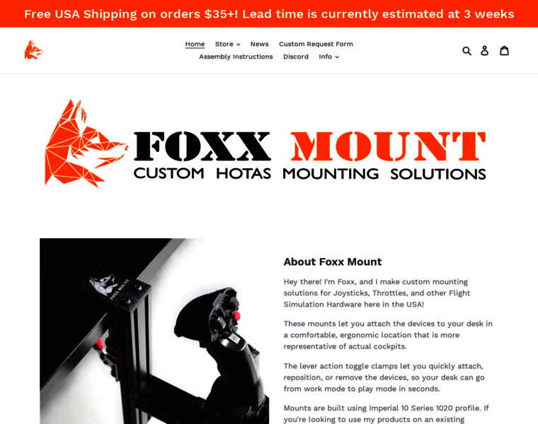Foxxmount.com thumbnail