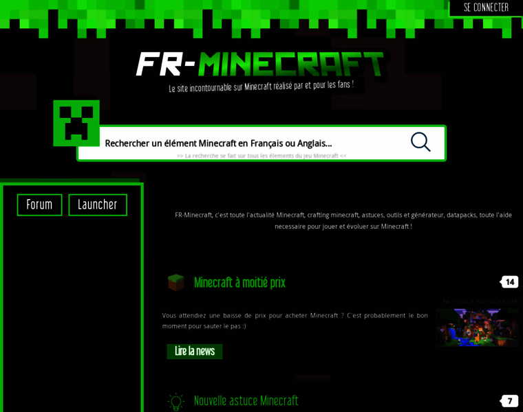 Fr-minecraft.net thumbnail