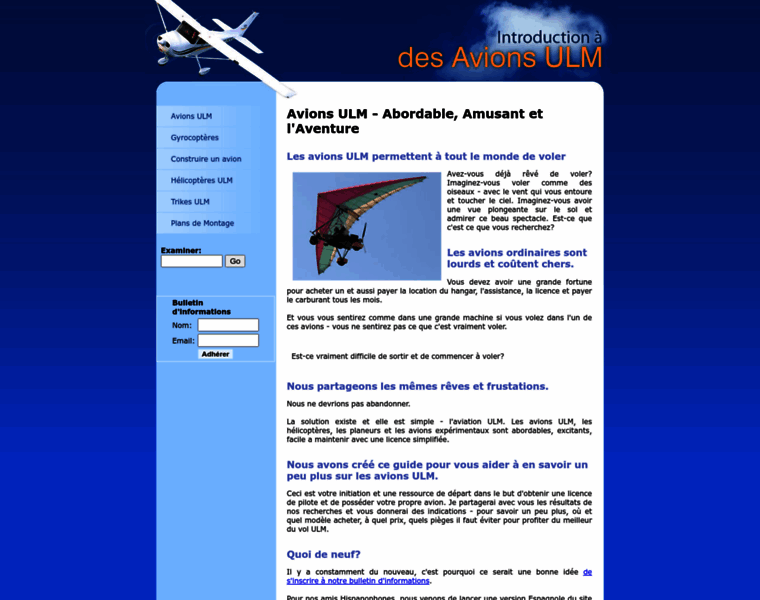 Fr.ultralight-airplanes.info thumbnail
