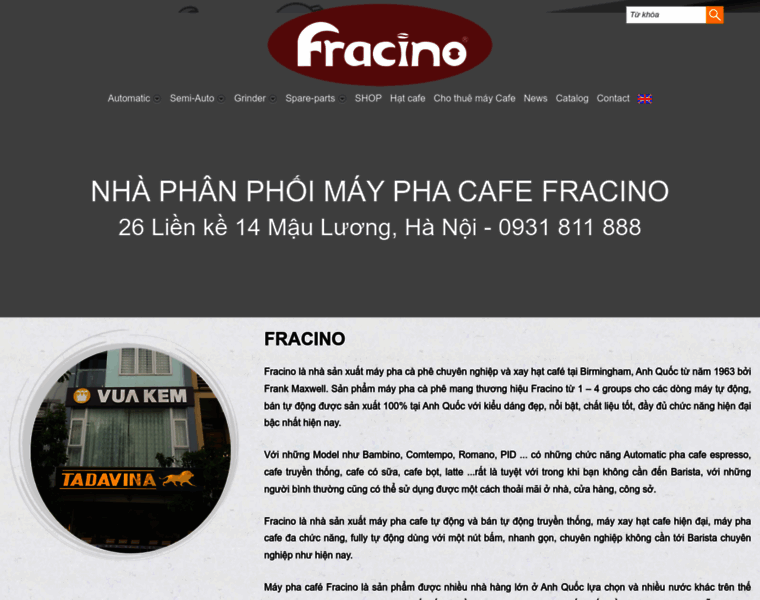 Fracino-vietnam.com thumbnail