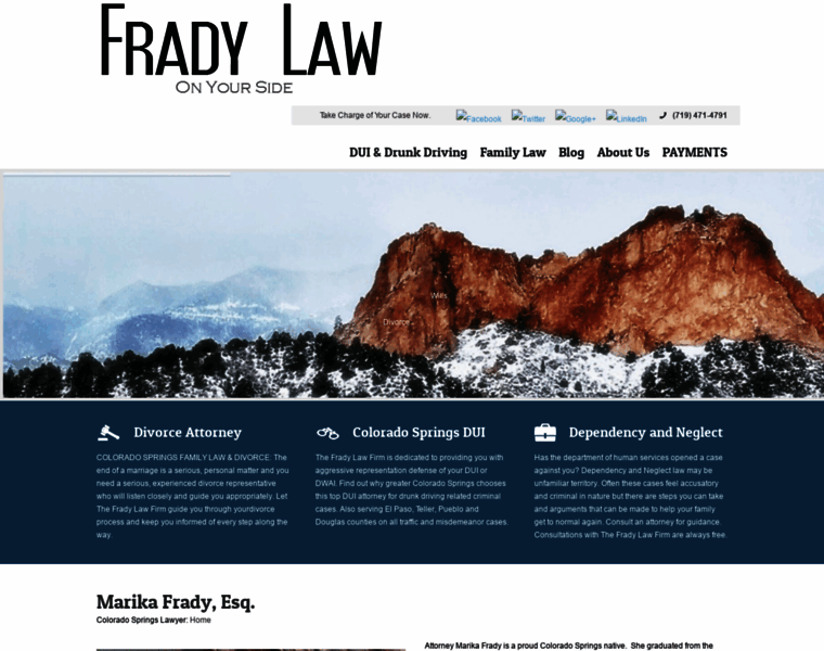 Fradylaw.com thumbnail
