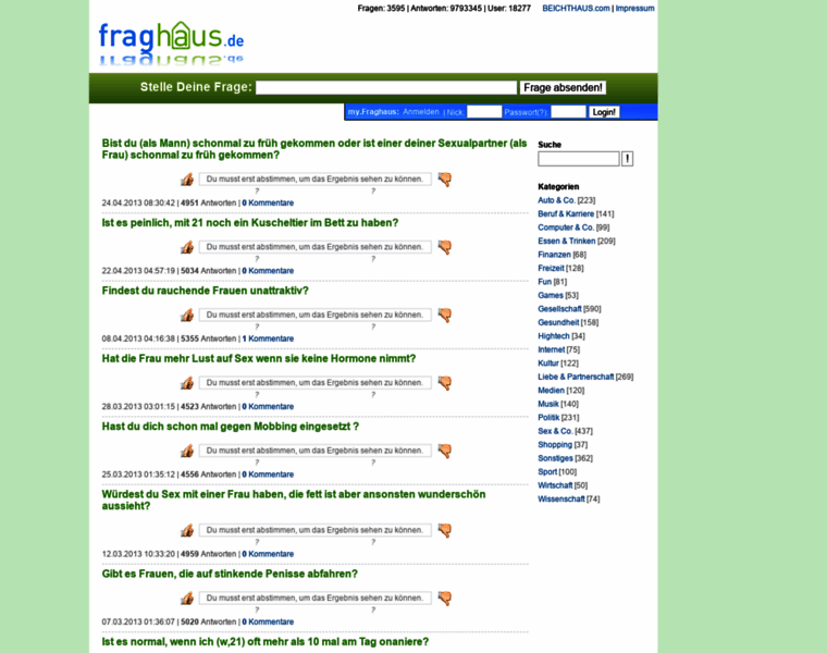 Fraghaus.de thumbnail