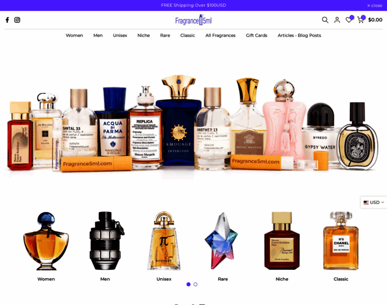 Fragrance5ml.com thumbnail