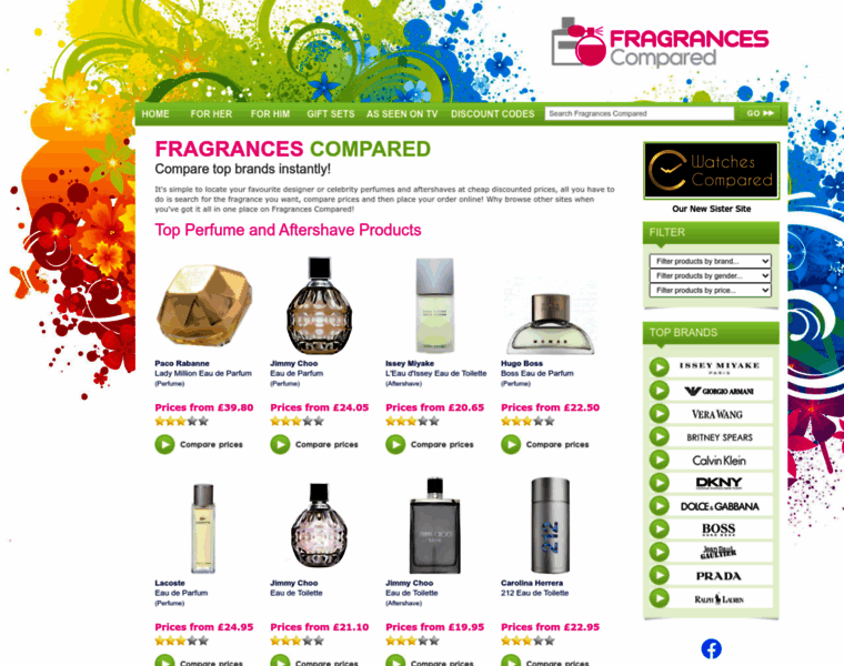 Fragrancescompared.co.uk thumbnail
