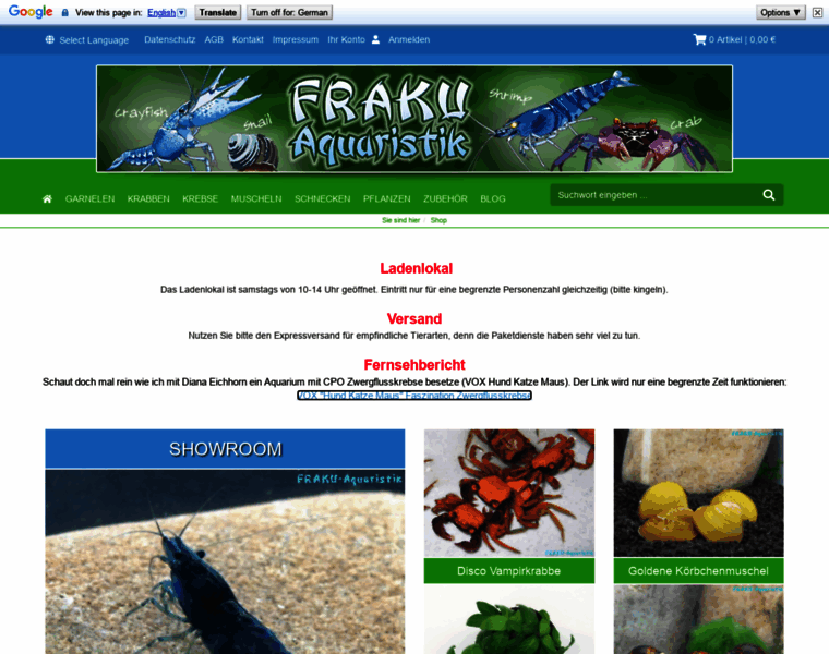 Fraku-aquaristik.de thumbnail