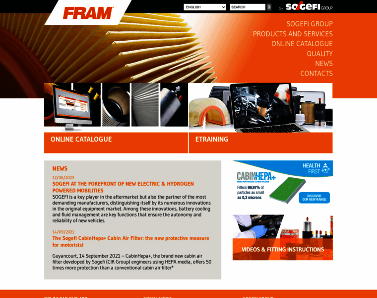 Fram-europe.com thumbnail