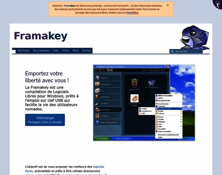 Framakey.org thumbnail