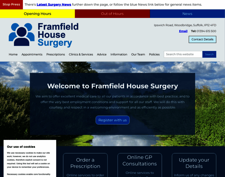 Framfieldhouse.com thumbnail