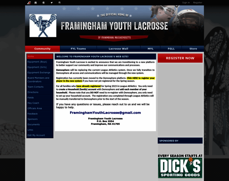 Framinghamyouthlacrosse.org thumbnail