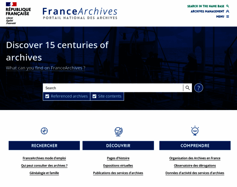 Francearchives.gouv.fr thumbnail