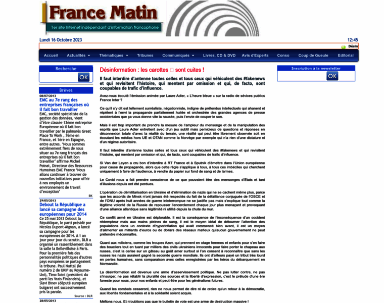 Francematin.info thumbnail