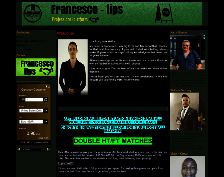Francesco-tips.com thumbnail