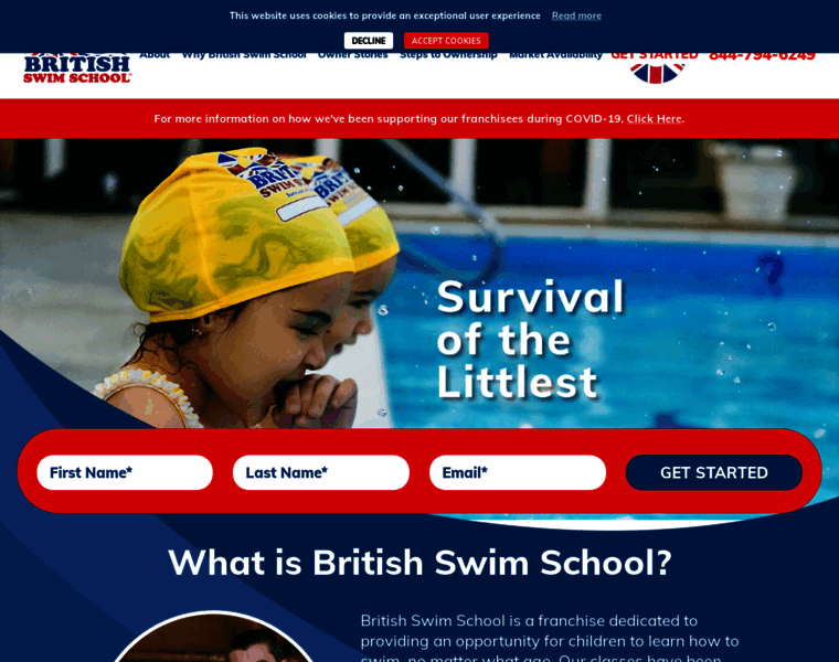 Franchise.britishswimschool.com thumbnail
