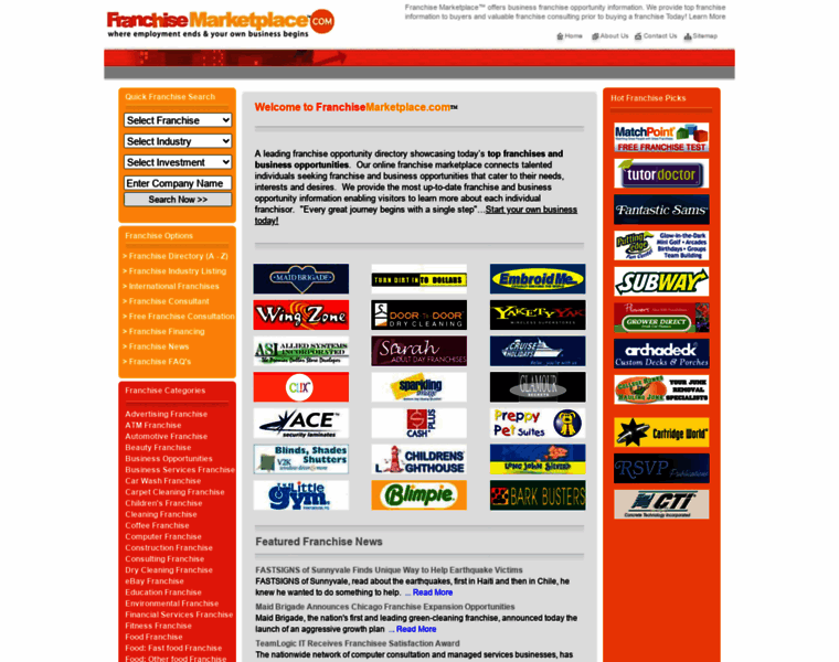 Franchisemarketplace.com thumbnail