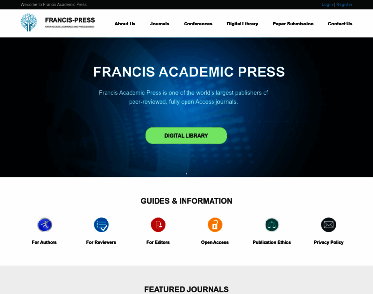 Francis-press.com thumbnail