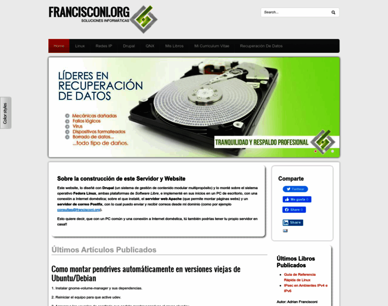 Francisconi.org thumbnail