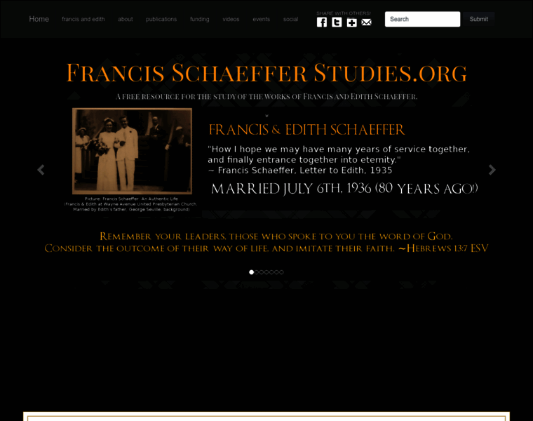 Francisschaefferstudies.org thumbnail