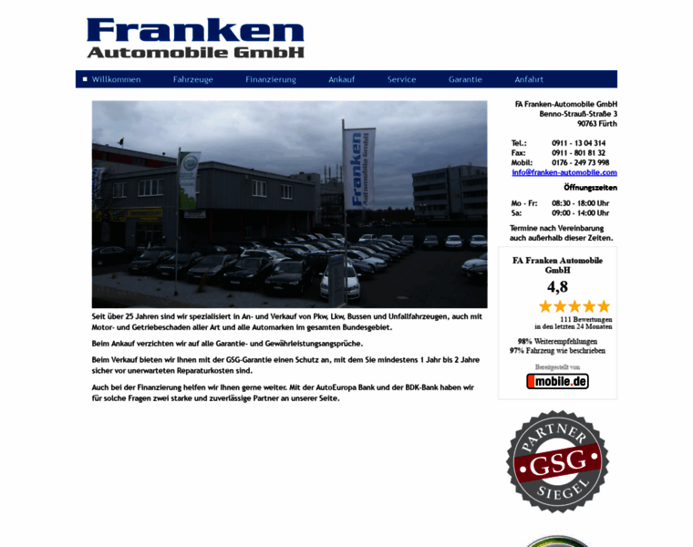 Franken-automobile.com thumbnail