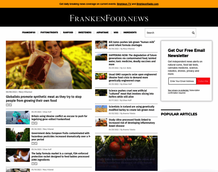 Frankenfood.news thumbnail