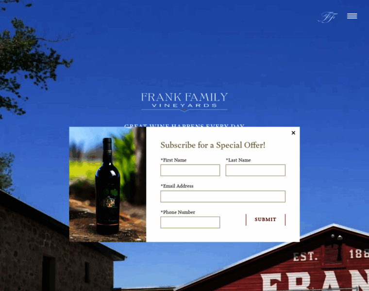 Frankfamilyvineyards.com thumbnail Frankfamilyvineyards.com thumbnail