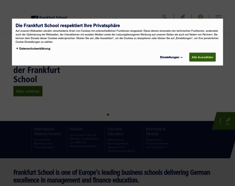 Frankfurt-school.de thumbnail